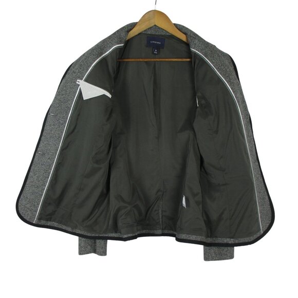 Lands' End Blazer Womans Size 14 Tweed 2 button Ivy League Preppy NEW $139 - Picture 6 of 8